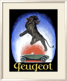 Peugeot Estampe encadrée par Leonetto Cappiello