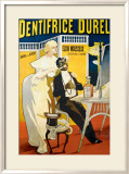 Dentifrice Durel Estampe encadrée par Marcellin Auzolle