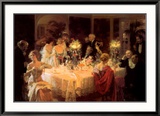 Le dîner de fête Posters par Jules-Alexandre Grün