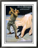 La Liberazione Oprawiona reprodukcja giclee autor Achille Luciano Mauzan