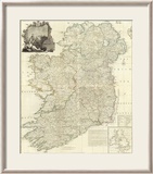 Composite: Ireland, c.1790 Framed Giclee Print by John Rocque