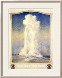 Northern Pacific Railroad, Yellowstone Innrammet Giclee-trykk av Edward Brener Northern Pacific Railroad, Yellowstone Innrammet Giclee-trykk av Edward Brener