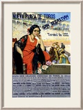 Neuva Plaza de Toros, San Sebastian Framed Giclee Print by Carlos Ruano-Llopis