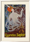 Cigarettes Saphir Framed Giclee Print by Stephano 