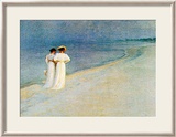 Promenade a la Plage Prints by Peder Severin Kröyer