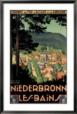Niederbronn Innrammet Giclee-trykk av Lucien Blumer