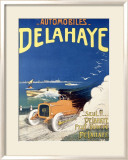 Auto Delahaye Framed Giclee Print by Pierre Andry-Farcy