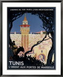 Tunis Lámina giclée enmarcada por Roger Broders Tunis Lámina giclée enmarcada por Roger Broders