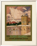 Chemin de Fer du Midi, Font-Romeu, c.1920's Framed Giclee Print by George Roux