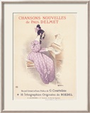 Chansons Nouvelles Piano Song Inramat gicléetryck av Roedel Chansons Nouvelles Piano Song Inramat gicléetryck av Roedel
