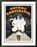 Unione Cooperativa Framed Giclee Print by Noel Fontanet