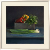 Still Life with Paprika Kunst von Van Riswick 