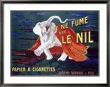Je Ne Fume Le Nil, Papier a Cigarettes Lámina giclée enmarcada por Leonetto Cappiello Je Ne Fume Le Nil, Papier a Cigarettes Lámina giclée enmarcada por Leonetto Cappiello