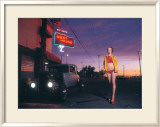 Pin-Up Girl: West House Deuce Framed Giclee Print by David Perry