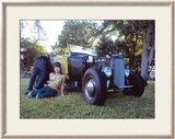 Pin-Up Girl: Rat Rod Boyfriend Framed Giclee Print by David Perry
