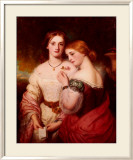 Two Victorian Beauties Plakat av Charles Baxter Two Victorian Beauties Plakat av Charles Baxter