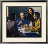 Les Disciples d'Emmaus Kunstdruck von Han Van Meegeren