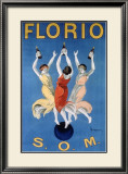 Florio O.M. Estampe encadrée par Leonetto Cappiello