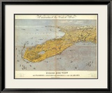 Florida and Part of Georgia and Alabama, c.1861 Estampe encadrée par John Bachmann