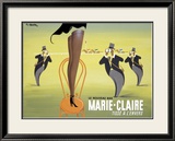 Marie-Claire Estampe encadrée par Pierre Fix-Masseau