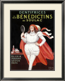 Benedictins de Soulac Lámina giclée enmarcada por Leonetto Cappiello Benedictins de Soulac Lámina giclée enmarcada por Leonetto Cappiello