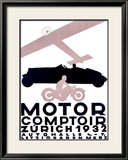 Motor Comptoir Lámina giclée enmarcada por Otto Baumberger