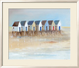 Beach Cabins I Kunstdrucke von Jean Jauneau