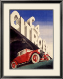 Citroen C4 Automobile Estampe encadrée