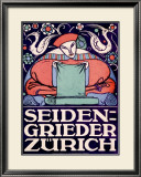 Seiden-Grieder, Zurich Lámina giclée enmarcada por Otto Baumberger
