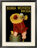 Birra Wuhrer Lámina giclée enmarcada por Leonetto Cappiello