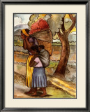 Vendedor de flores con niño Póster por Diego Rivera Vendedor de flores con niño Póster por Diego Rivera