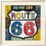 Route 66 Affiches par Aaron Foster