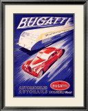Bugatti Framed Giclee Print by R. Géri