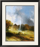 The Castle Sanssouci Posters av Karl Blechen The Castle Sanssouci Posters av Karl Blechen
