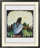 Vendeuse de fleurs Posters par Diego Rivera