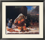 Nature morte de déjeuner Affiches par John F. Francis