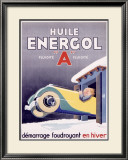 Huile Energol Framed Giclee Print by René Vincent