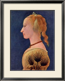 Portrait einer Dame in Gelb Posters av Alesso Baldovinetti Portrait einer Dame in Gelb Posters av Alesso Baldovinetti