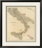 Southern Italy, c.1832 Framed Giclee Print by John Arrowsmith