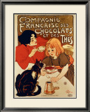 Compagnie Francaise Lámina giclée enmarcada por Théophile Alexandre Steinlen