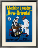 Machine a Coudre New Oriental Estampe encadrée
