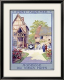 Pont-Audemar Lámina giclée enmarcada por Alo (Charles-Jean Hallo)