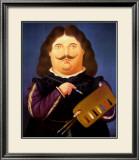 Portrait de Velazquez Poster par Fernando Botero