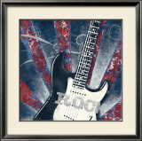 Guitare de rock Posters par Sam Appleman