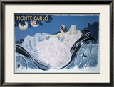 Monte-Carlo Gerahmter Giclée-Druck von Louis Icart