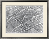 Plan of Paris III, c.1730 Plakat av Louis Bretez Plan of Paris III, c.1730 Plakat av Louis Bretez