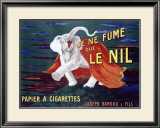 Je Ne Fume Le Nil, Papier a Cigarettes Lámina giclée enmarcada por Leonetto Cappiello Je Ne Fume Le Nil, Papier a Cigarettes Lámina giclée enmarcada por Leonetto Cappiello
