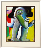 Two-Eyed Figure Kunstdrucke von Horst Antes