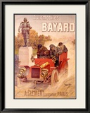 Autos Bayard Estampe encadrée par Hugo D'Alesi