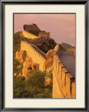 Great Wall, Badaling, China Affiche par Daryl Benson